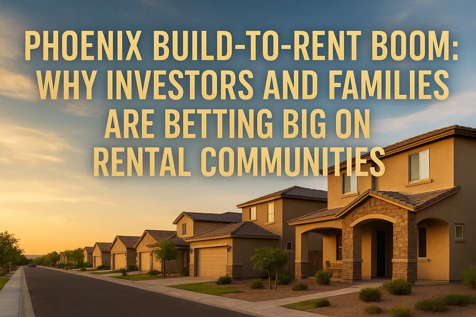 Phoenix build to rent